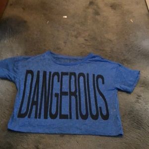 Women’s Small Blue Crop Top